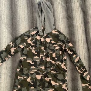 Camo Hooded Jacket